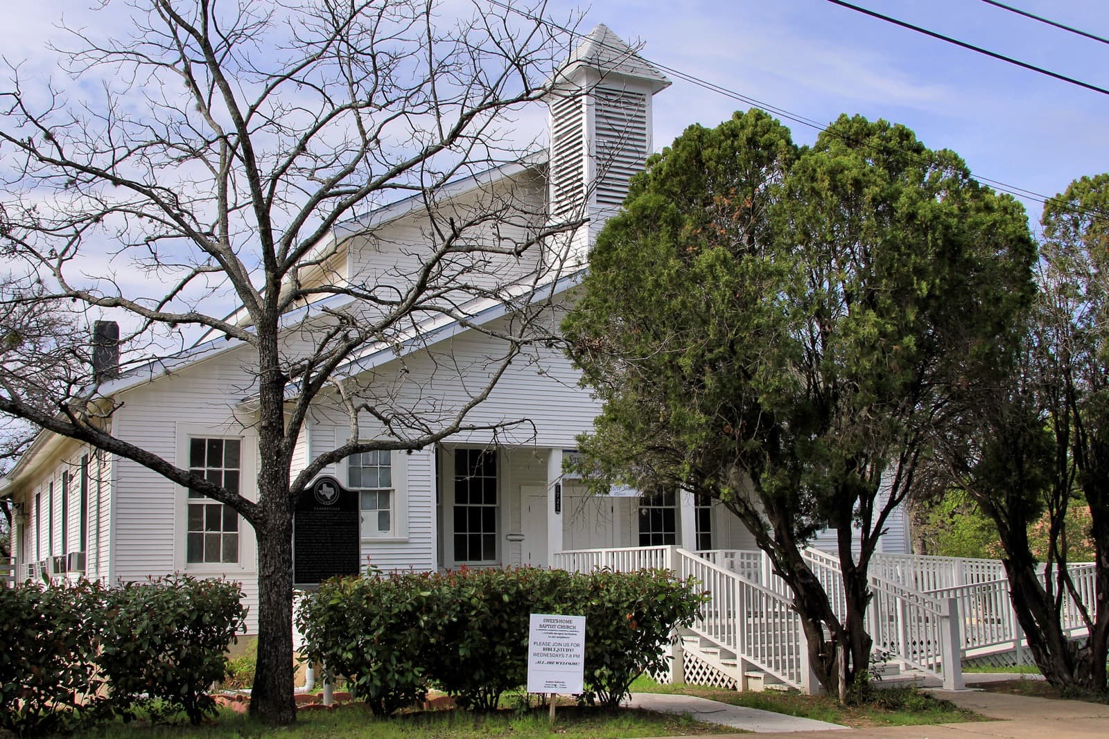 Sweet Home Missionary Baptist Church, the historic spiritual cornerstone of Clarksville, Austin
